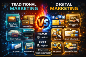 Digital Marketing vs Traditional Marketing